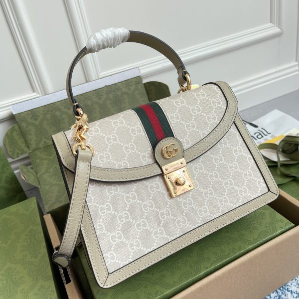 a1657693542912_6105 GUCCI's new classic horseneck buckle+Monogram+brown hook edge design!