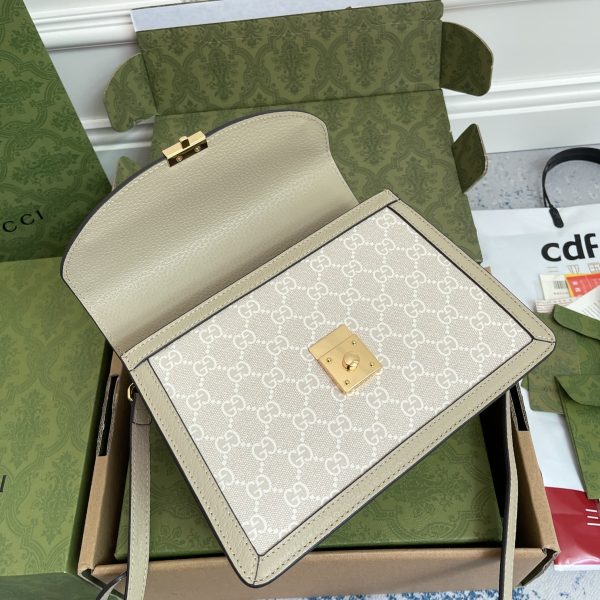 a1657693543885_4517 GUCCI's new classic horseneck buckle+Monogram+brown hook edge design!