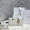 This Lady D-Joy handbag embodies Dr.'s profound insight into elegance and beauty