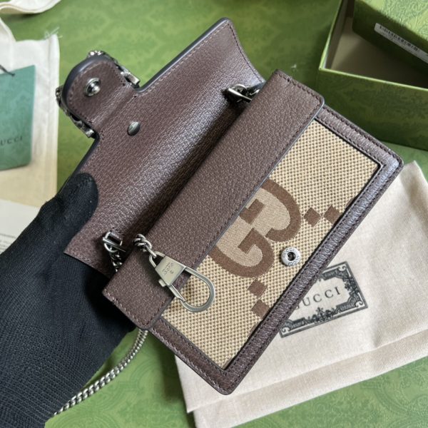 i1649159573_1096_5 Dionysus Collection: Super Double G Pattern Ultra Mini Handbag