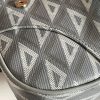 i1653627316_3043_3 This saddle bag reinterprets the classic style with Dior grey canvas, adorned with CD Diamond pattern, inspired by Dior archives