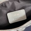 i1653627316_4176_8 This saddle bag reinterprets the classic style with Dior grey canvas, adorned with CD Diamond pattern, inspired by Dior archives