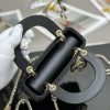i1690525116_1258_6 ❤️❤️ Lady Dior's three panel embroidered bead tube with black lining and sheep tendon