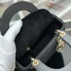 i1690525116_8630_7 ❤️❤️ Lady Dior's three panel embroidered bead tube with black lining and sheep tendon
