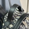 i1694951180_6333_2 🎆 This Rider backpack is carefully crafted with beige and blue Oblique printed fabrics