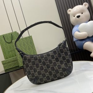 i1704192434_8784_1 Gucci Horsebit Slim Series Small Denim Shoulder Backpack