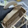 i1720170015_3778_7 ❤️❤️ Lady Dior's three grid embroidered bead diamond gold, with lamb tendon inside, is carefully crafted with 27 different sizes of bead diamonds