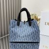 i1720371090_4747_1 medium size 💙 Dior Toujours denim blue cloth handbag