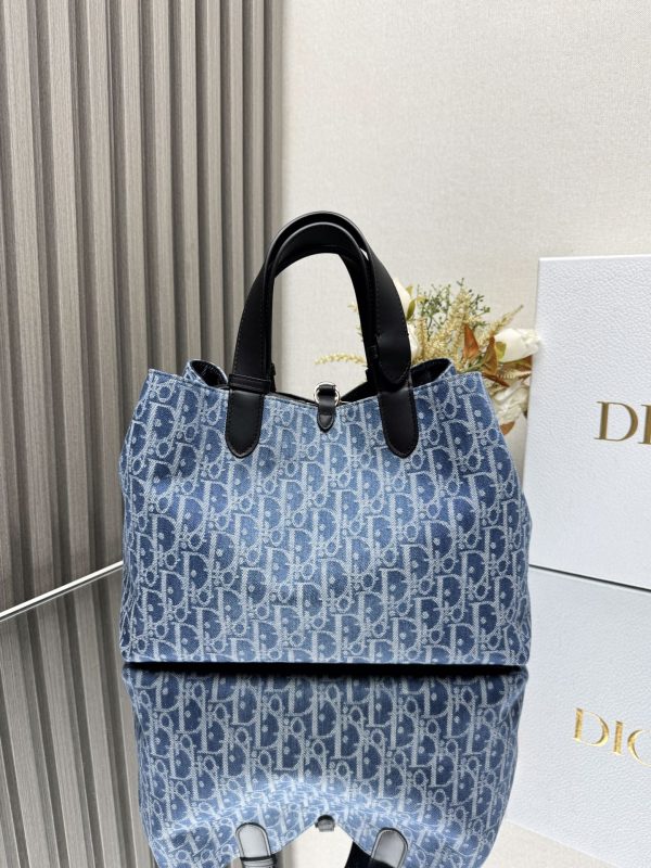 i1720371090_4747_1 medium size 💙 Dior Toujours denim blue cloth handbag