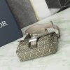 i1720436603_3576_2 adjustable and detachable Christian Dior logo nylon jacquard shoulder strap, matched with cowhide leather details, and Dior embossed logo on the inside with dust bag made in Italy