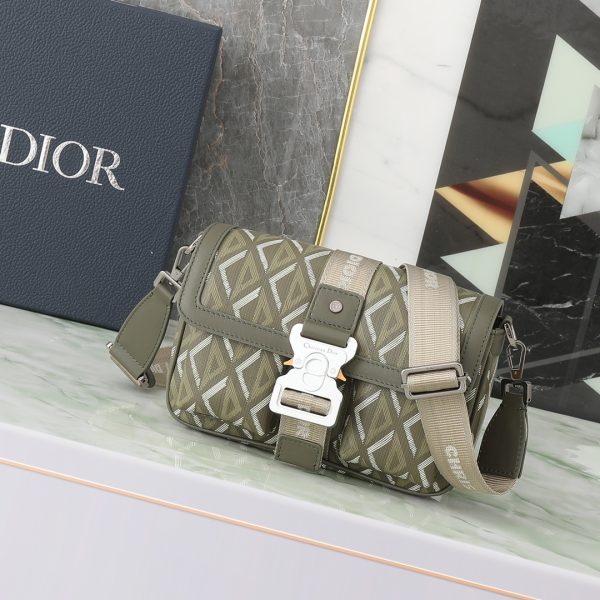 i1720436603_8202_4 adjustable and detachable Christian Dior logo nylon jacquard shoulder strap, matched with cowhide leather details, and Dior embossed logo on the inside with dust bag made in Italy