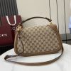 i1729404800_1438_0 The new Gucci Blondie handbag collection is adorned with the brand's iconic logo, which first appeared in the early 1970s