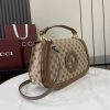 i1729404800_5568_0 The new Gucci Blondie handbag collection is adorned with the brand's iconic logo, which first appeared in the early 1970s