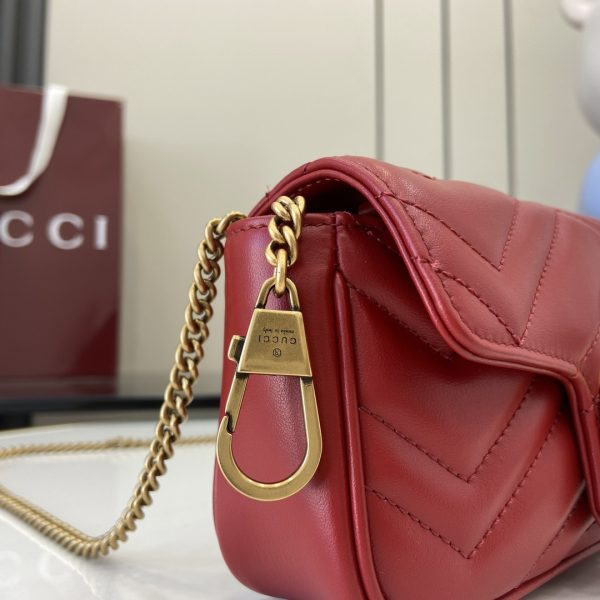 New GG Marmont series ultra mini handbag