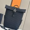 This top of the line original Dior 8-roll top backpack is a new addition to the Spring 2025 men's clothing collection