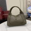 i1744395296_8648_7 Gucci Softbit Series Shoulder Craftsmanship Incorporates Large Half Horseneck Buckle Design, Brand Classic Equestrian Style