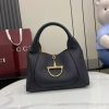 i1744525545557_4632_0_0 Gucci Softbit Series Shoulder Craftsmanship Incorporates Large Half Horseneck Buckle Design, Brand Classic Equestrian Style