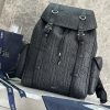 This Dior Hit The Road flip backpack blends modern style with Dior's haute couture spirit