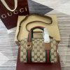 The inspiration for the GG mini handbag comes from the styling of Gucci's iconic travel bag