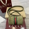 The GGOphidia series ingeniously integrates striped webbing and gold toned double G logo