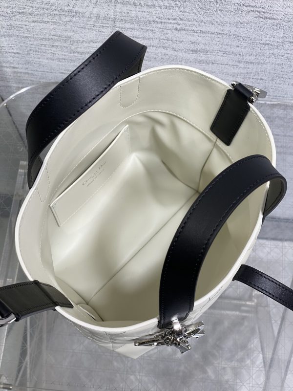 i1771856815_879_2 Toujours vertical series silver buckle black and white color blocked small size